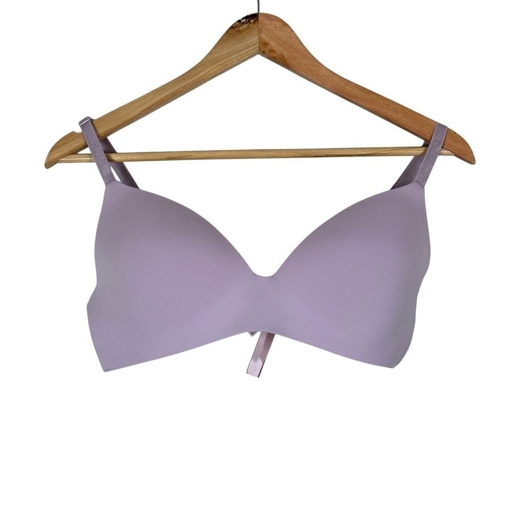 NWT Victoria's Secret Seamless Bra Lavender Purple Adjustable Comfort Size 36D - Picture 2 of 9